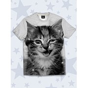3D футболка Зубастый котик