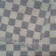 Одеяло детское 100х140 байковое серая клетка/ простое с рисунком фото