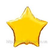 Шар звезда без рисунка разноцвет, надута гелием. фото