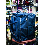 Дорожная сумка на колесах Happypeople 60х40х40см синяя фотография