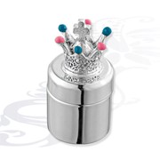 Серебряная шкатулка для молочного зубика или локона волос“Маленький принц“, серебро Ag 925° пробы, вес 16 гр. фото