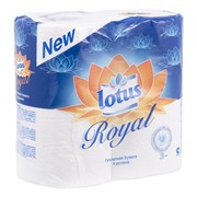 Lotus Royal 3-хслойная с тисненным риcунком фотография