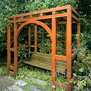 Изготовление деревянной перголы фото