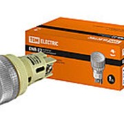Лампа ENR-22 сигнальная d22мм белый неон/230В цилиндр TDM фото