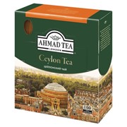 Чай AHMAD “Ceylon Tea“, черный, 100 пакетиков с ярлычками по 2 г, 163i-08 фотография