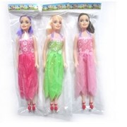 Кукла 11 в длинном платье простая в пак,100704256/NN