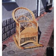 Кресла-качалки, Кресло качалка плетеное, недорого фото