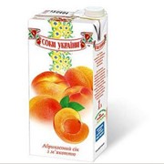 Сок натуральный абрикосовый торговой марки “Соки Украины“ Соки органические Соки абрикосовые Соки натуральные фото