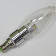 Лампа светодиодная C37 3W CLEAR E14