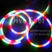 Гибкий неон 4х жильный RGB . Флекс неон. Холодный неон. Flex Neon RGB в Казахстане фото