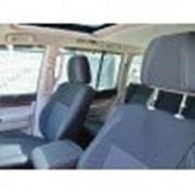 Чехлы на сиденья автомобиля Mitsubishi Pajero 4 06- (MW Brothers премиум) фото