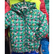 Детская куртка ветровка на девочку Микки 92-116 мята, код товара 254578352 фотография
