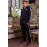 Мужская одежда Мужской спорт костюм Adidas (962/ДП)/ теплый/ черній