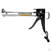 KRAFTOOL полукорпусной пистолет для герметика Professional, хромированный, 320 мл. 06671_z01