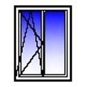 Окно ПВХ двухстворчатое 1200х1400 (панель, п/о+гл) фотография