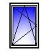 Окно ПВХ одностворчатое 1000х1400 (панель, п/о) фотография