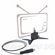 Антенна ТВ комнатная Рэмо BAS-5116-USB Рекорд (активная, 5V, МВ-ДМВ, с б/п, 32дБи) фото