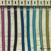 Декоративный провод в текстильной оплетке разных цветов
