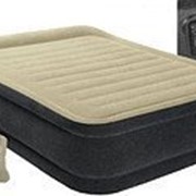 Двуспальная надувная кровать Intex 64404 (203х152x41 см) с электрическим насосом фотография