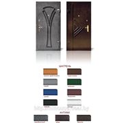 Квартирные металлические противовзломные двери с декоративным рисунком на металле! фотография