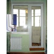 Окно ПВХ пластиковое + балконная дверь фотография