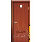 Дверь МДФ крашенная №19 глухая и под остекление фотография
