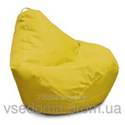 Желтое кресло-мешок груша 120*90 см из ткани Оксфорд фотография