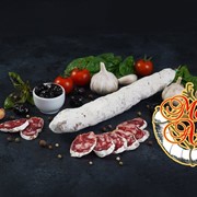 Салями Качиаторе (Salame Cacciatore) свиная сыровяленая колбаса фотография