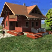 Дома из оцилиндрованного бревна, Западная Украина фото