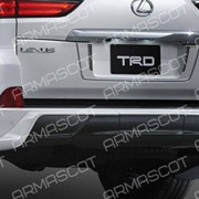 Обвес Lexus LX570/450D 2016- тюнинг, стиль TRD Superior, передняя и задняя губа, решетка, цвет белый перламутр
