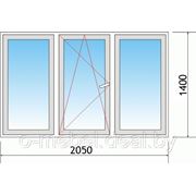 Пластиковые окна KBE expert (ПВХ). Окно в зале (2050х1400). фото