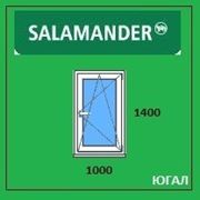 Окно ПВХ 1000х1400 (ШхВ), кредит, рассрочка, SALAMANDER фото