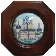 Тарелка деревянная "Ростов"