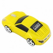 Мышь CBR сувенирная MF-500 Lambo Yellow, 800dpi, игр.автомобиль, подсветка, USB, жёлтая