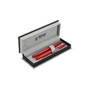 Комплект из перьевой ручки и ручки-роллера в подарочном футляре (R285205.P.RF) Regal Красный фотография