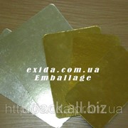 Подложка ламинированная в пакеты вакуумные (золото/серебро) фото