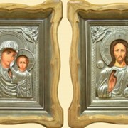 Иконы двойные №26 - Казанская Божья Матерь фото