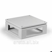 Корпус терминальный Ensto Cubo F размер 300 x 300 x 120 мм, фланцевое отверстие, мягкая сталь, окрашенная полиэфирной краской, FFUF303012A фото