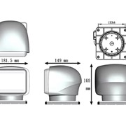 Прожектор с дистанционным управлением, черный корпус, галоген, джойстик, модель 310 SL31051DCB12VSD фотография
