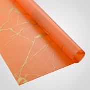 Пленка Оформительская “Мрамор“ Оранжевая (20 Листов) фотография