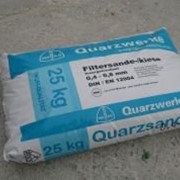 Песок кварцевый Quarzwerke для песочных фильтров (для очистки воды бассейнов ) 0,4-0,8 мм фото