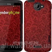 Чехол на HTC One X Чехол цвета бордо “2659c-42“ фото