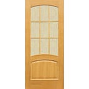 Полотно дверное Капри-3 остекленное фото