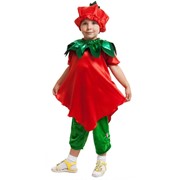 Карнавальный костюм для детей Элит Классик Земляника детский, 32-34 (128-134 см)