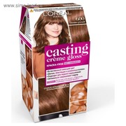 Краска для волос L'Oreal Casting Creme Gloss, без аммиака, тон 600, тёмно-русый фотография