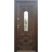 Металлическая дверь Montе Bello Н 904 (мдф, витраж)