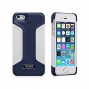 Чехол iCarer для iPhone 5/5S Colorblock Blue/White (back cover)