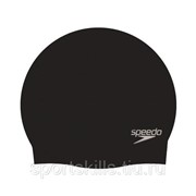 Шапочка для плав. “SPEEDO Plain Molded Silicone Cap“, арт.8-709849097, ЧЕРНЫЙ, силикон фото