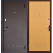 Металлическая дверь “Базис“ №2 с панелью ХДФ ламинированная фото