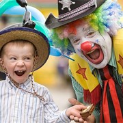 Организация детского Дня Рождения с клоунами фото